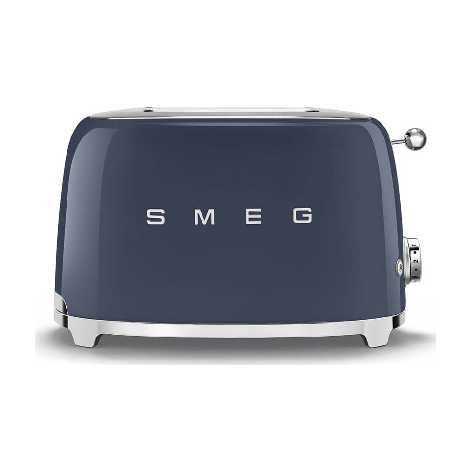 Tostadora Smeg TSF01NBEU azul marino, 2 ranuras y 950 W