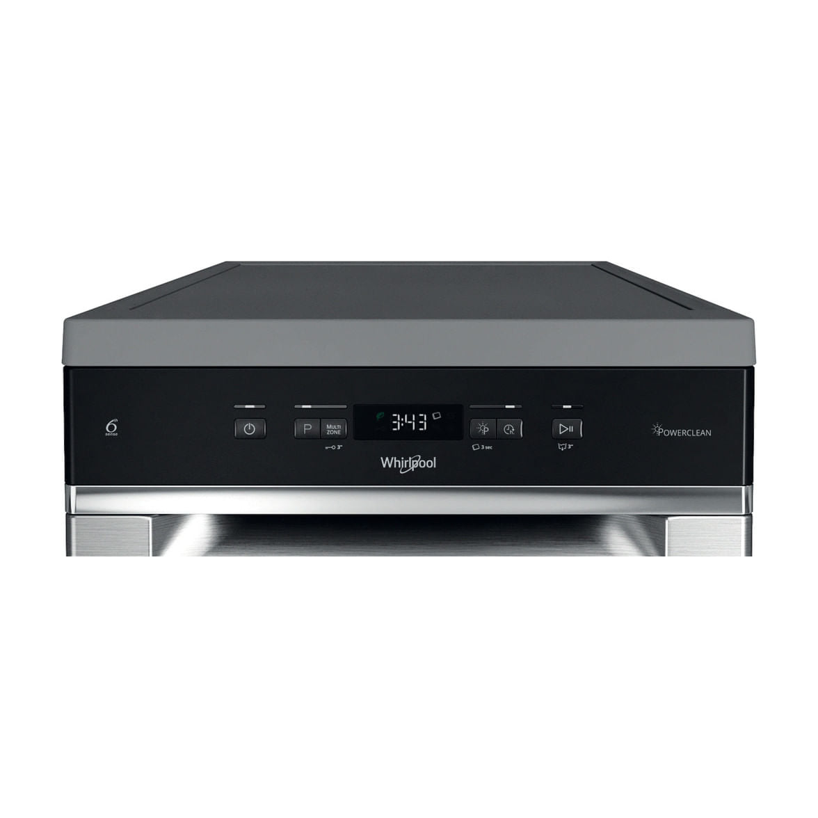 Lavavajillas Whirlpool WH6FC11BS7A0X de 45 cm, 11 cubiertos e inox