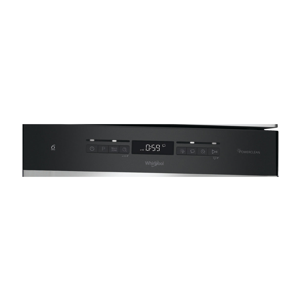 Lavavajillas Whirlpool WSFO 3O23 PF X de 45 cm y 10 cubiertos, inox