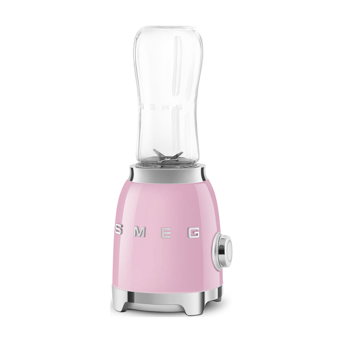 Batidora de vaso Smeg PBF01PKEU rosa, 300 W y 2 velocidades