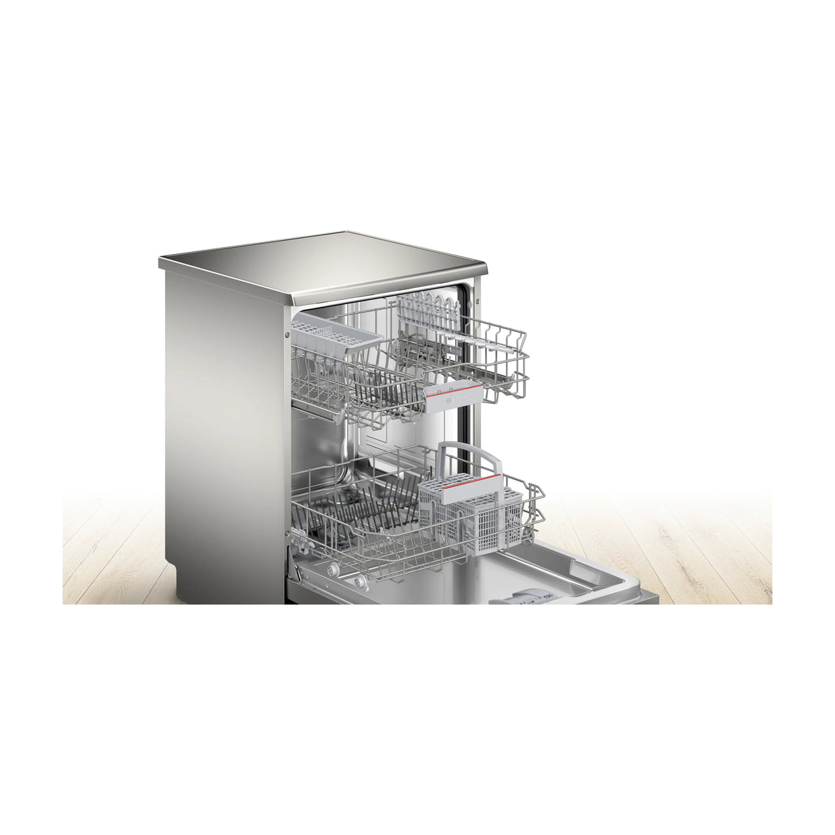 Lavavajillas Bosch SMS4HKI08E de libre instalación, 13 cubiertos, inox antihuellas