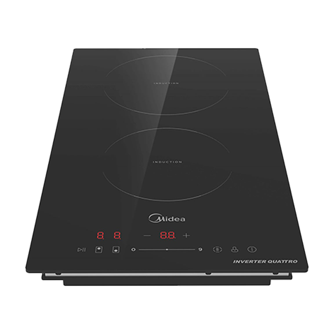 Placa de inducción Midea MIH350D157K0 de 2 zonas y 3500 W