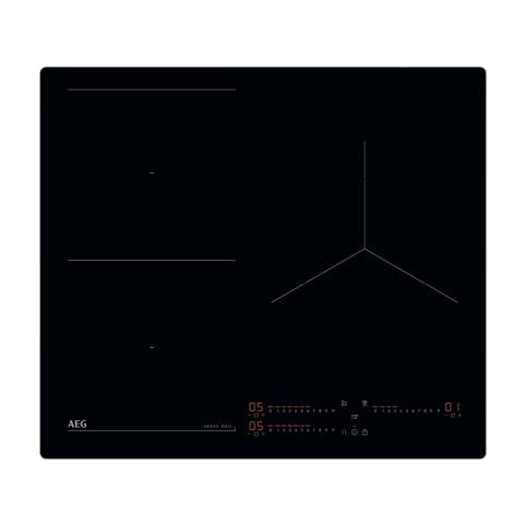 Placa de inducción AEG TI63IQ10IB de 3 zonas con SenseBoil