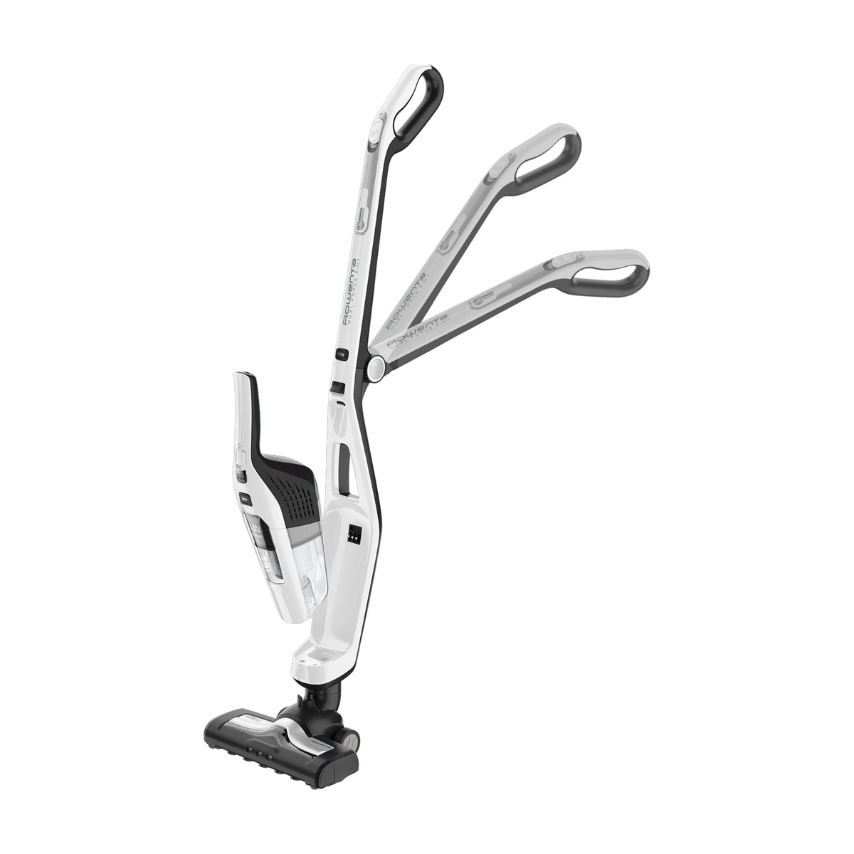 Aspirador escoba Rowenta Dual Force RH6737WH 2 en 1, sin cable y plegable
