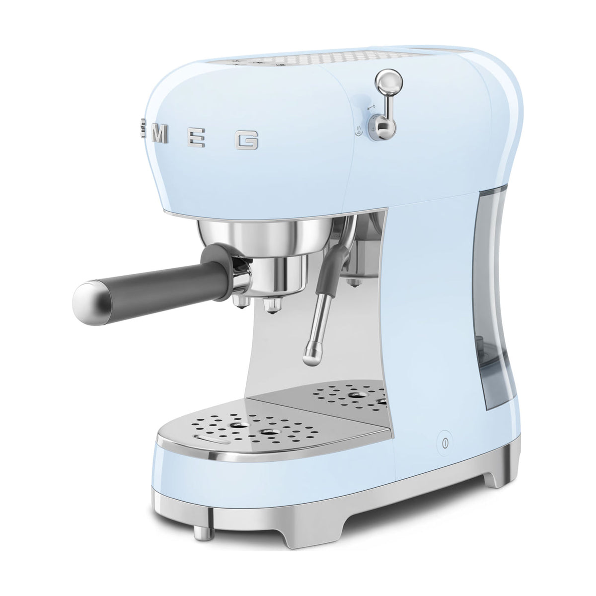 Cafetera espresso manual Smeg ECF02PBEU azul, 15 bar y Thermoblock