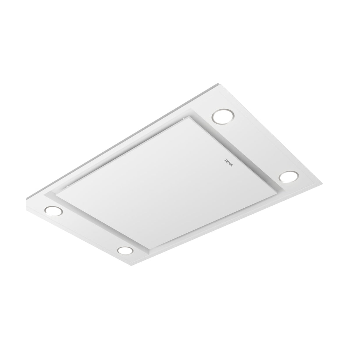 Campana de techo Teka DHT 96340 WH blanca, 90 cm y aspiración perimetral