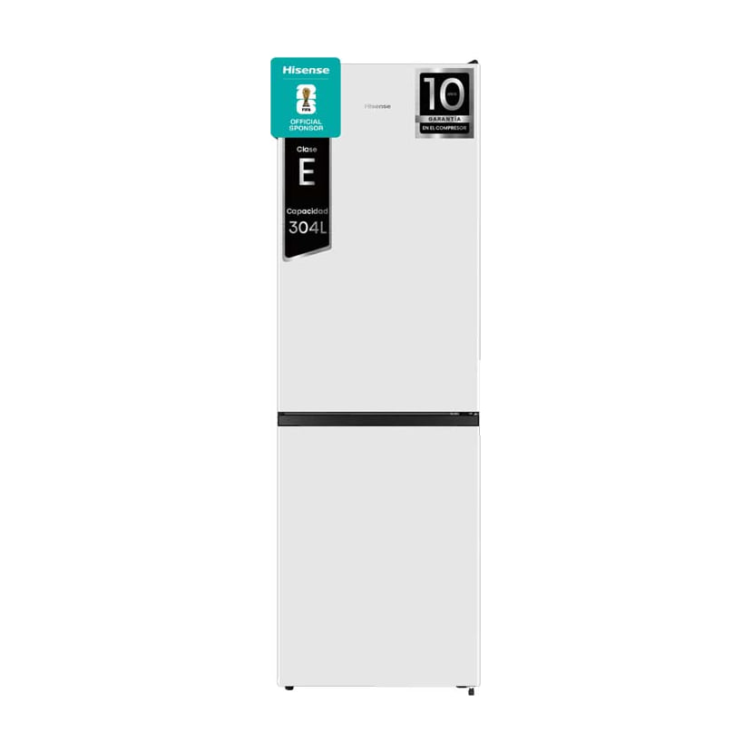 Frigorífico combi Hisense RB390N4AWE1, 304 l, Total No Frost