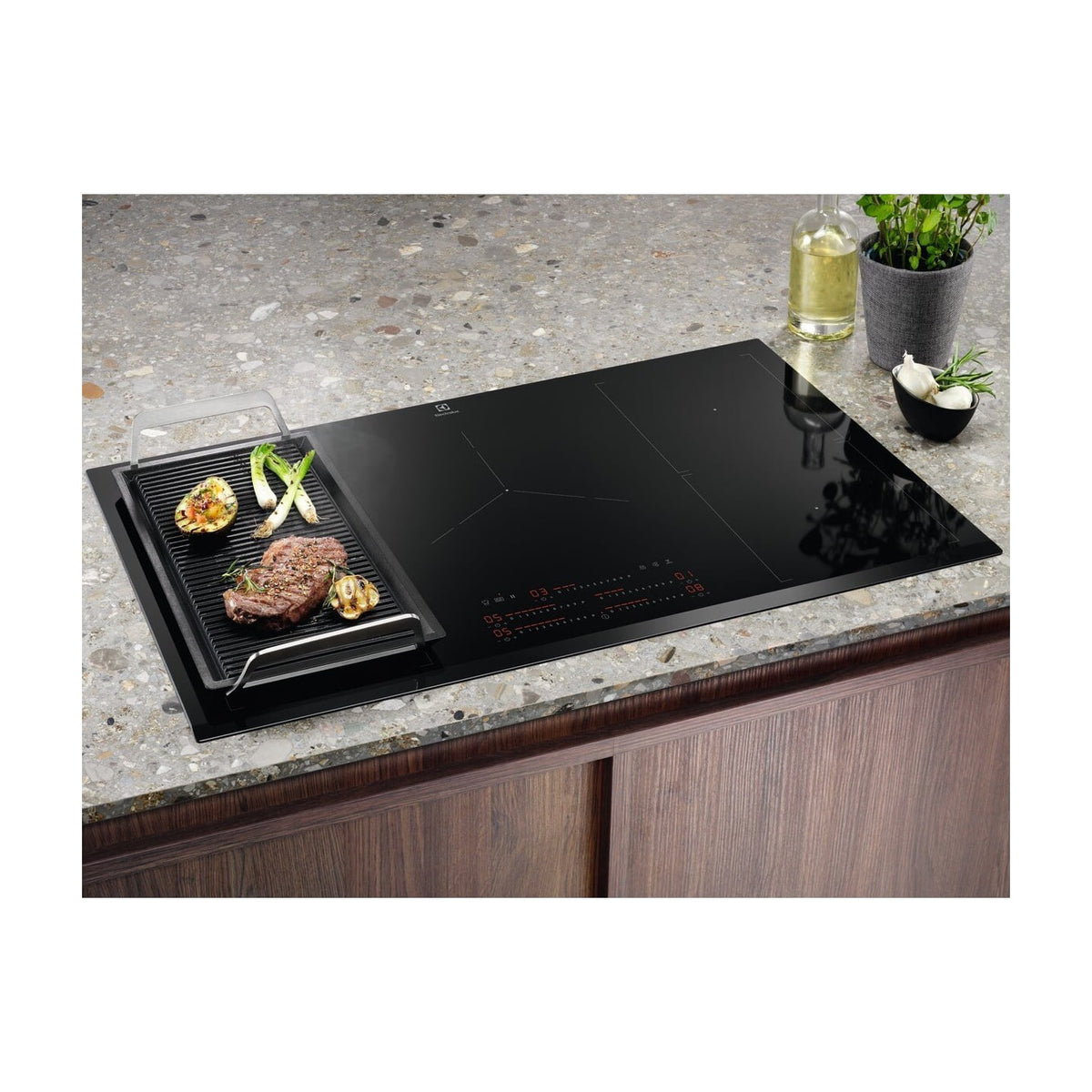 Placa de inducción Electrolux EIV95550 de 90 cm con 5 zonas y FlexiBridge