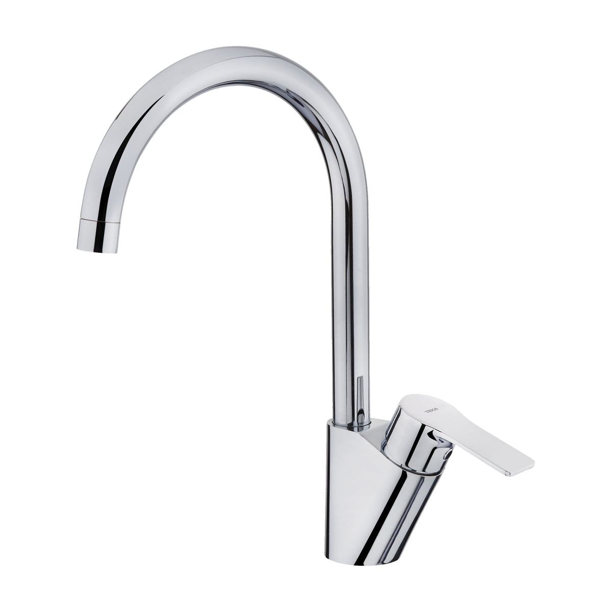 Grifo de cocina Teka MTP 995 monomando cromado con caño alto giratorio