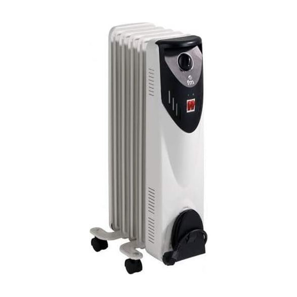 Radiador de aceite FM Calefacción RW-10, 1000 W y 5 elementos