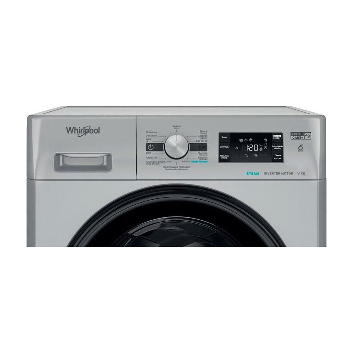 Lavadora Whirlpool FFB 9489 SBV SPT de 9 kg y 1400 rpm