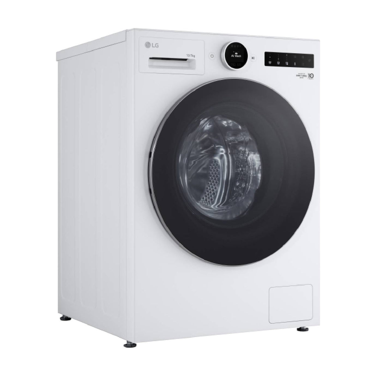 Lavasecadora LG W4X7537TLS de 13/7 kg con Wi-Fi y autodosificación