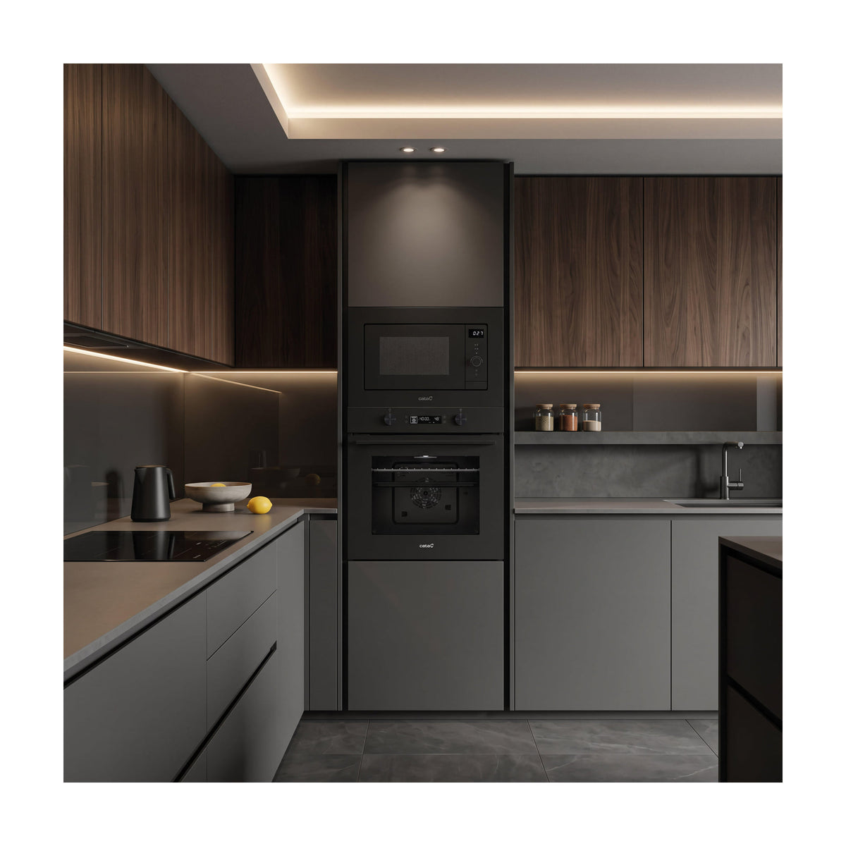 Horno multifunción CATA MDS 8108 MB de 73 l y 8 funciones