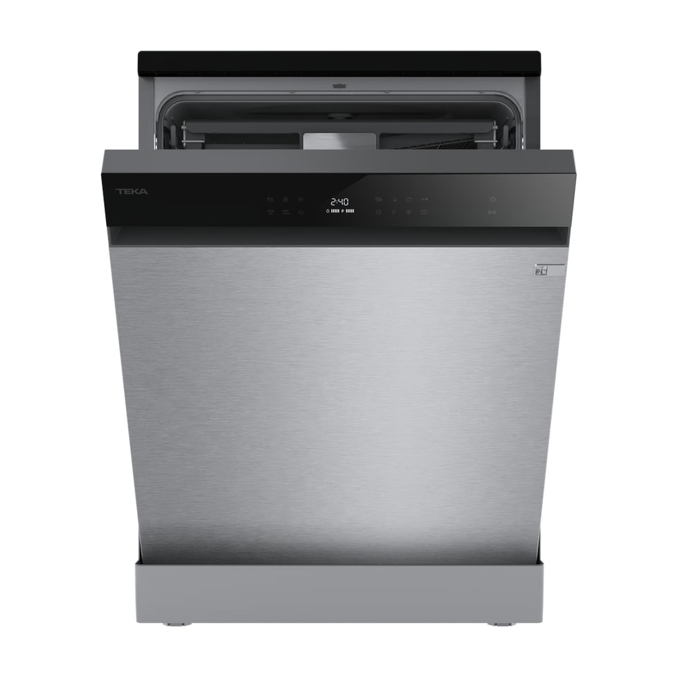 Lavavajillas Teka DFS 264DX de 14 cubiertos, inox y apertura automática