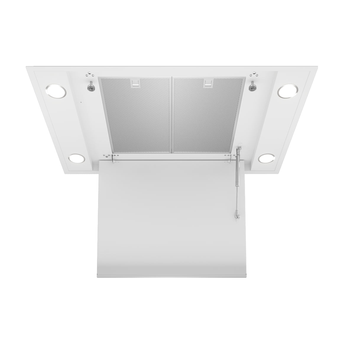 Campana de techo Teka DHT 96340 WH blanca, 90 cm y aspiración perimetral
