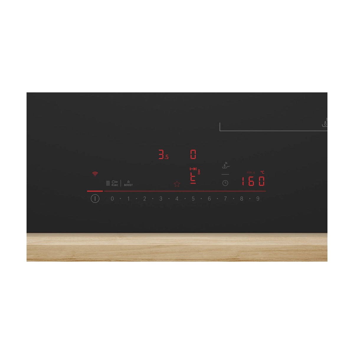 Placa de inducción Bosch PVJ61AHC1E, 60 cm, negro mate
