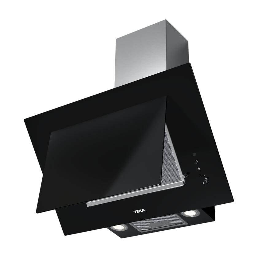 Campana decorativa Teka DVT Pro 78660 TBS de 70 cm, cristal negro