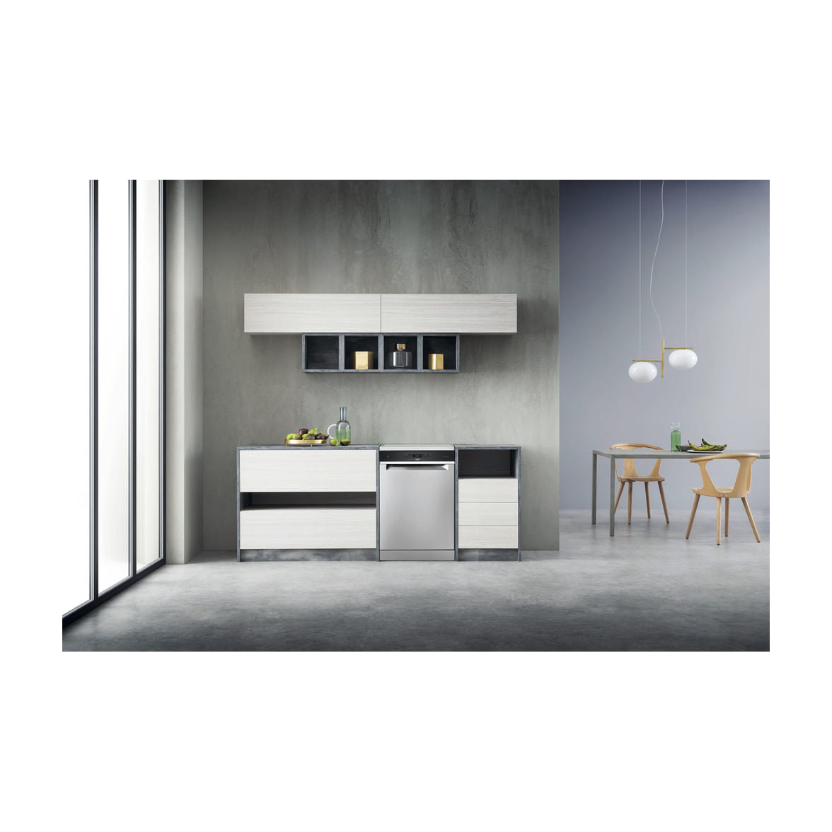 Lavavajillas Whirlpool WFO 3O41 PL X, 14 cubiertos, inox