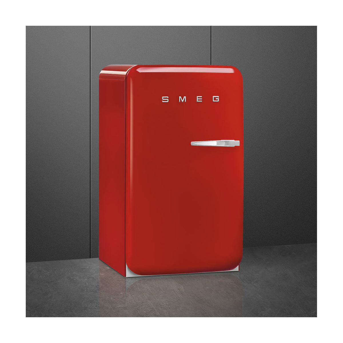 Frigorífico de una puerta Smeg FAB10LRD6 rojo, 122 l y clase D