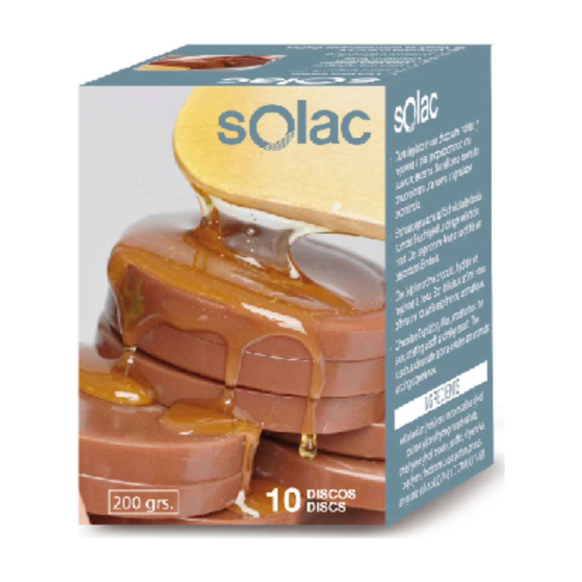 Recambio de cera chocolate Solac DC7500, 10 discos y 200 g