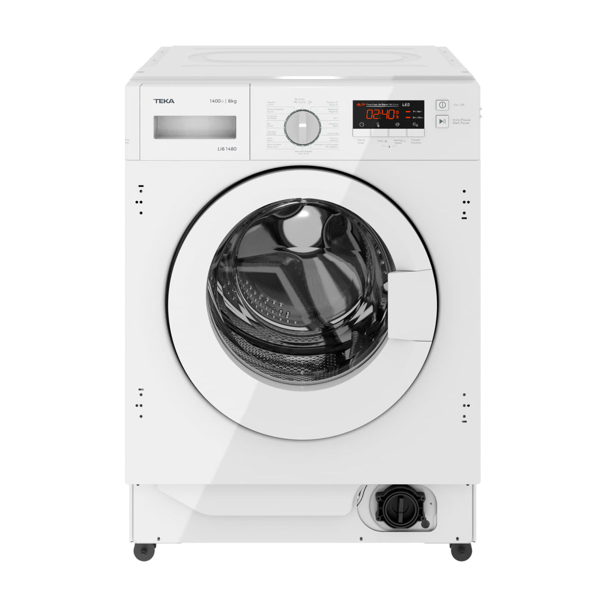 Lavadora integrable Teka LI6 1481 de 8 kg y 1400 rpm