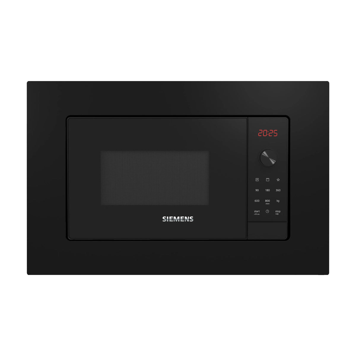 Microondas integrable Siemens BE623LMB3 con grill, 20 l, negro