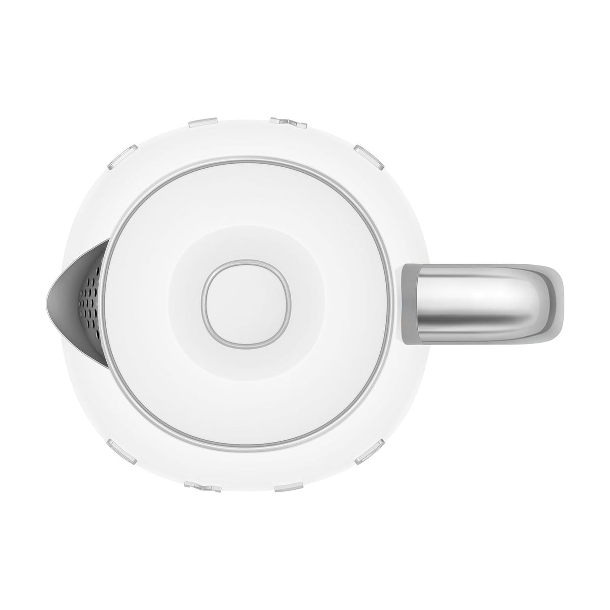 Mini hervidor Smeg KLF05WHEU de 0,8 l y 1400 W, blanco