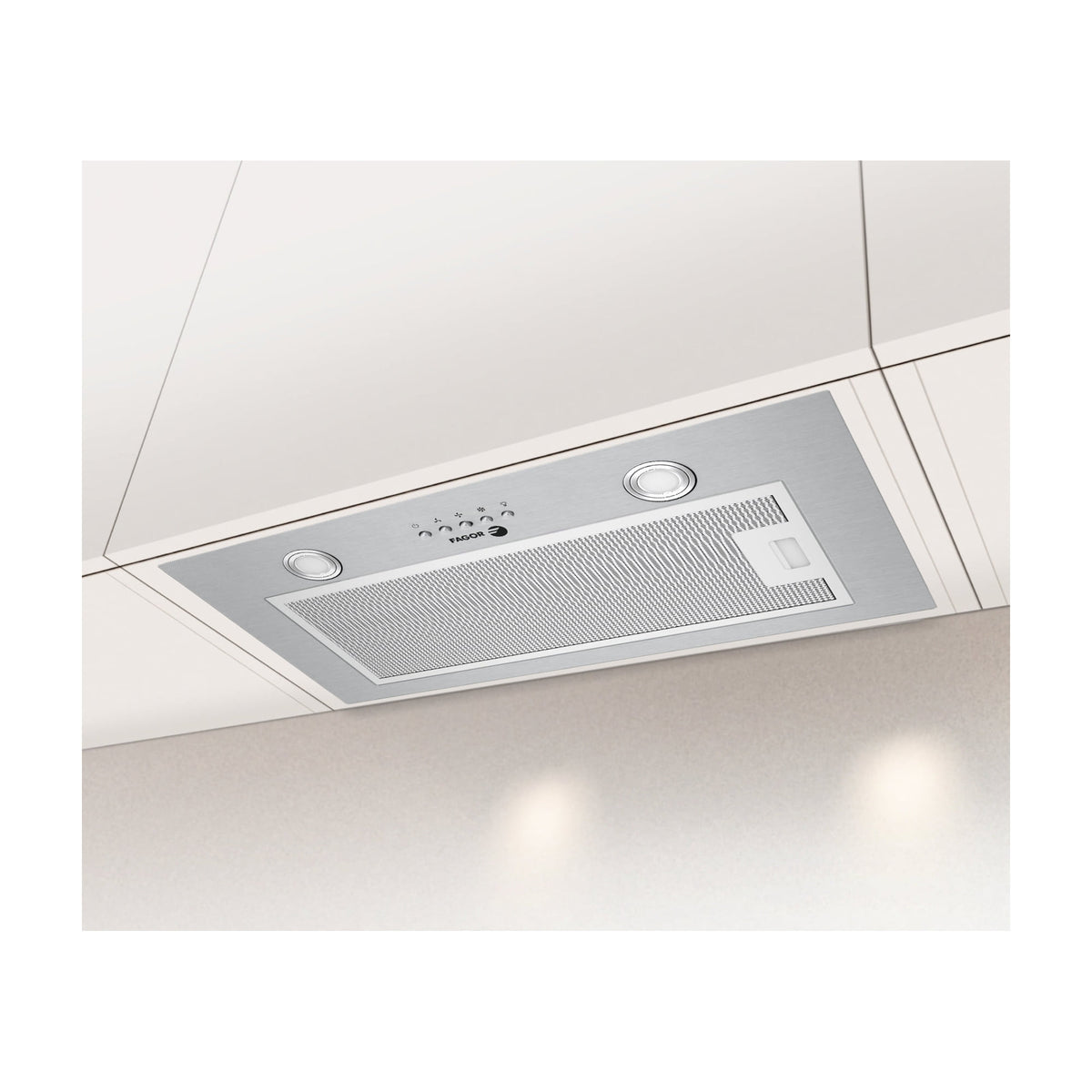 Grupo filtrante Fagor 3AF3-6130X de 60 cm, inox e iluminación LED