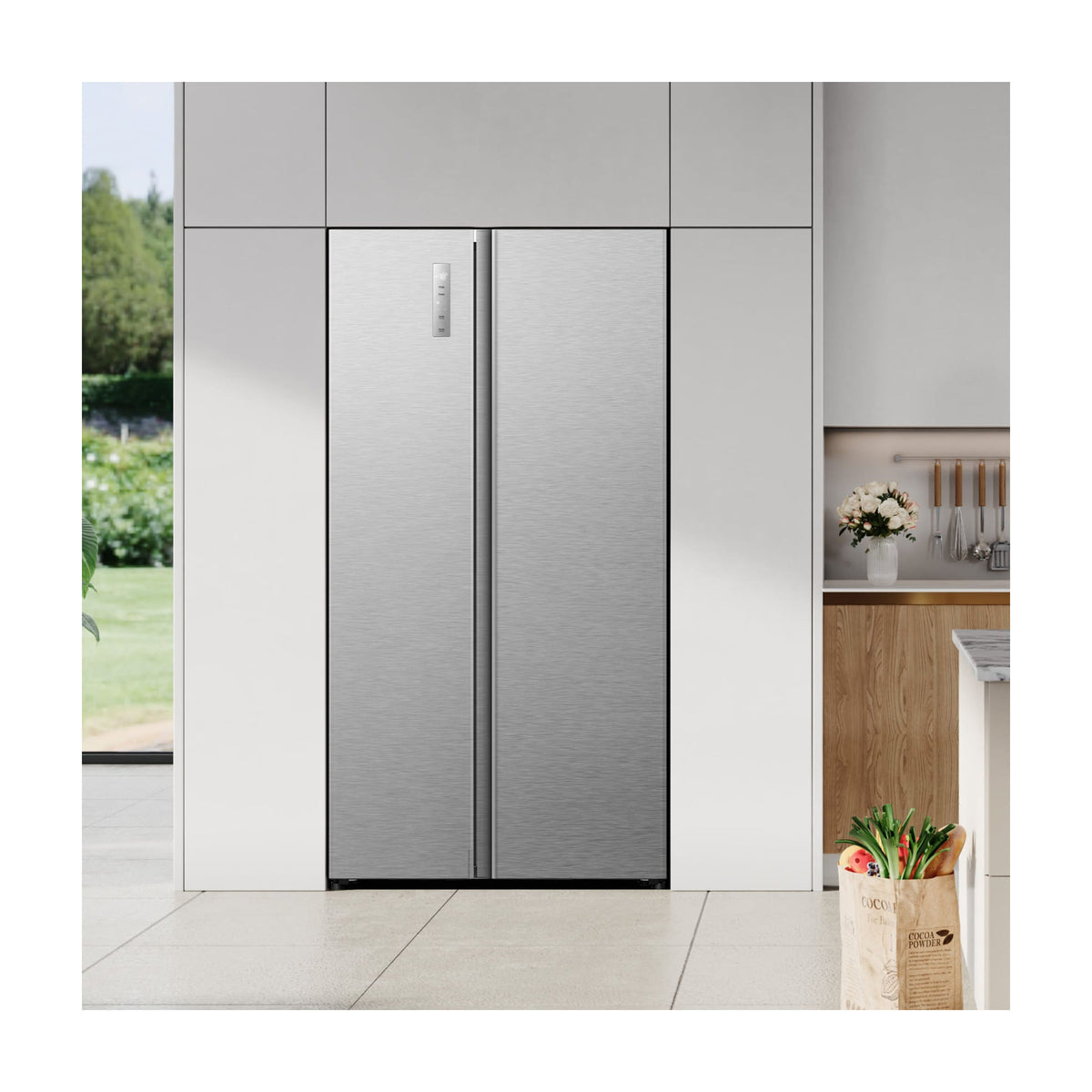 Frigorífico americano Hisense RS3P538NAIE de 527 l, Total No Frost