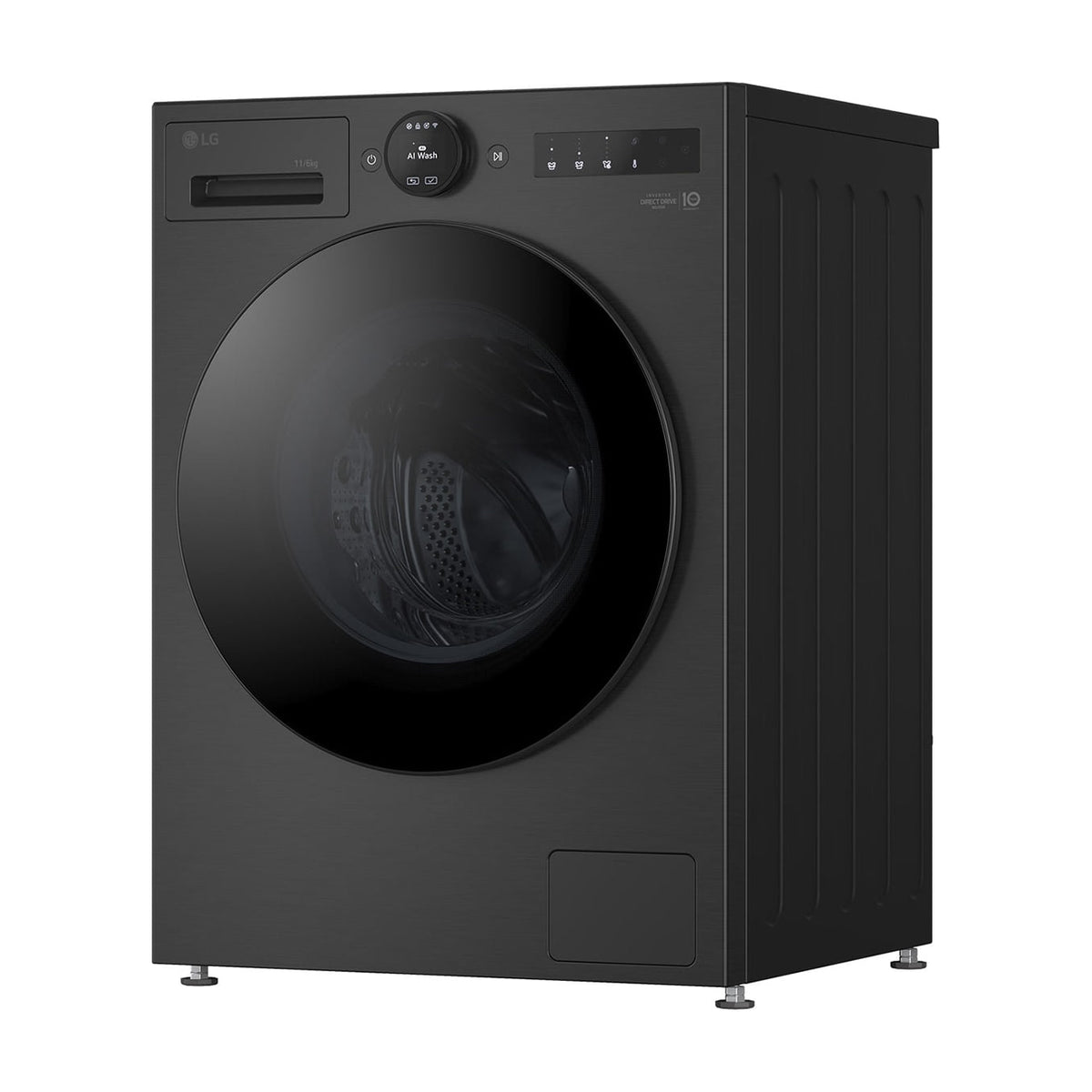 Lavasecadora LG W4X7016TBB de 11/6 kg con AI Direct Drive y Wi-Fi