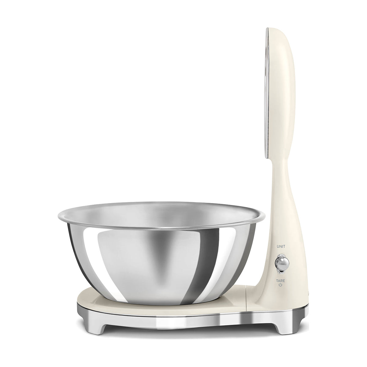 Báscula de cocina Smeg KSF01CRWW analógica y digital, 5 kg, crema