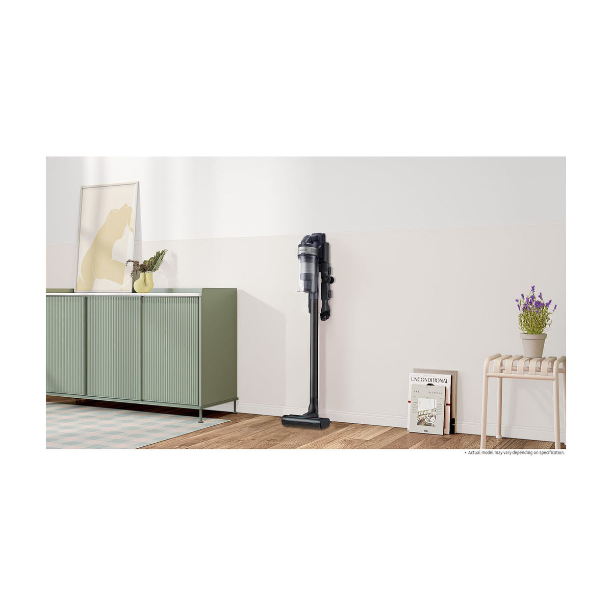 Aspirador escoba Samsung Jet 75E Complete VS20B75ACR5/WA, 200 AW y hasta 60 min