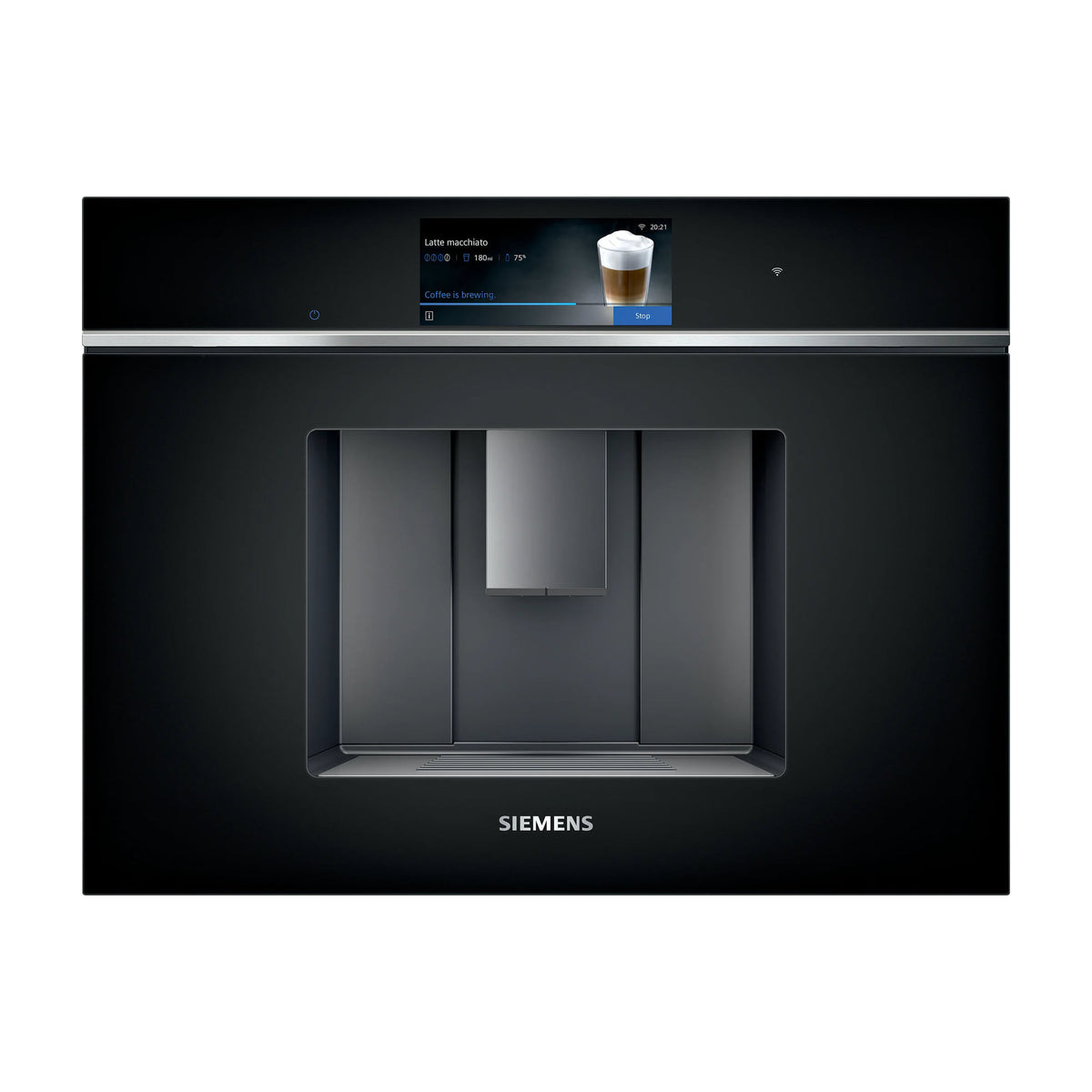 Cafetera integrable Siemens CT718L1B0 con molinillo cerámico y Home Connect