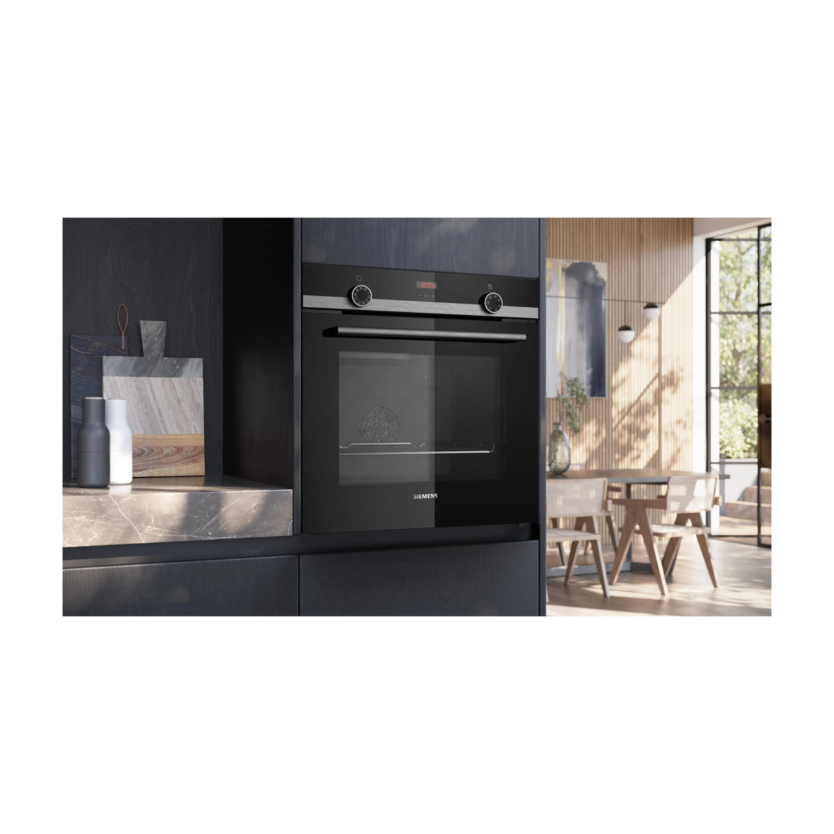 Horno multifunción Siemens HB534AER3 de 71 litros en inox
