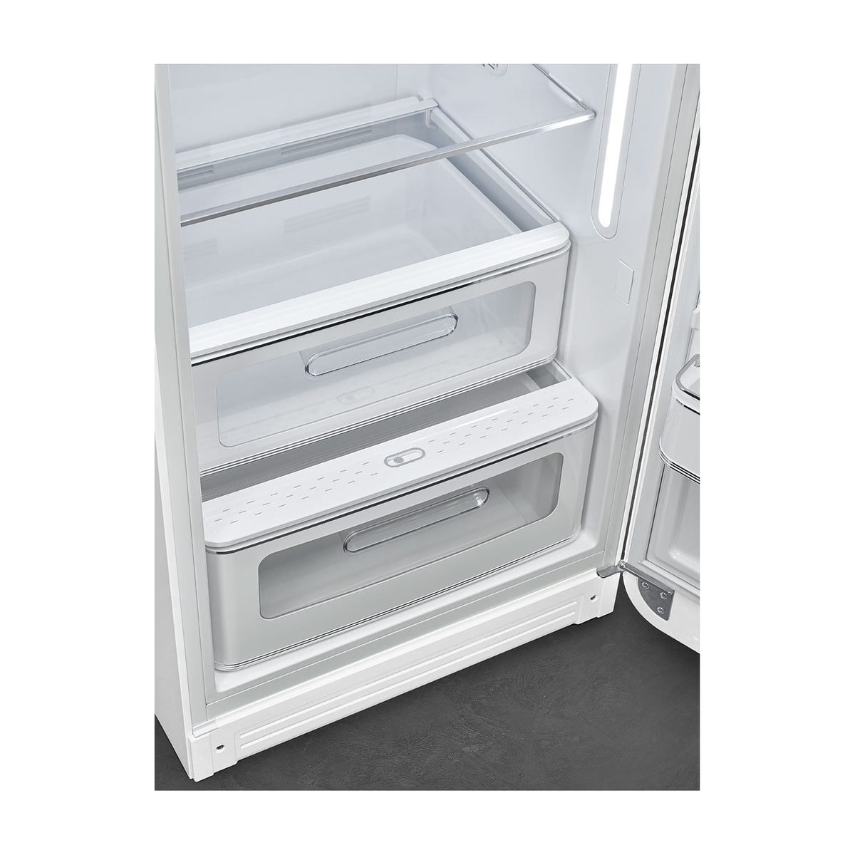 Frigorífico de una puerta Smeg FAB28RWH6 blanco, 270 l, clase C