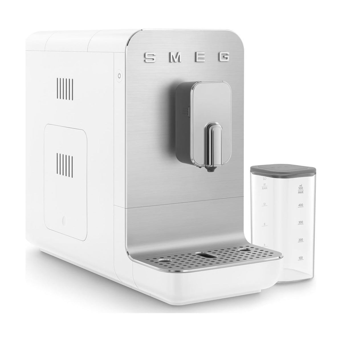 Cafetera superautomática Smeg BCC13WHMEU blanca, 19 bar y sistema de leche