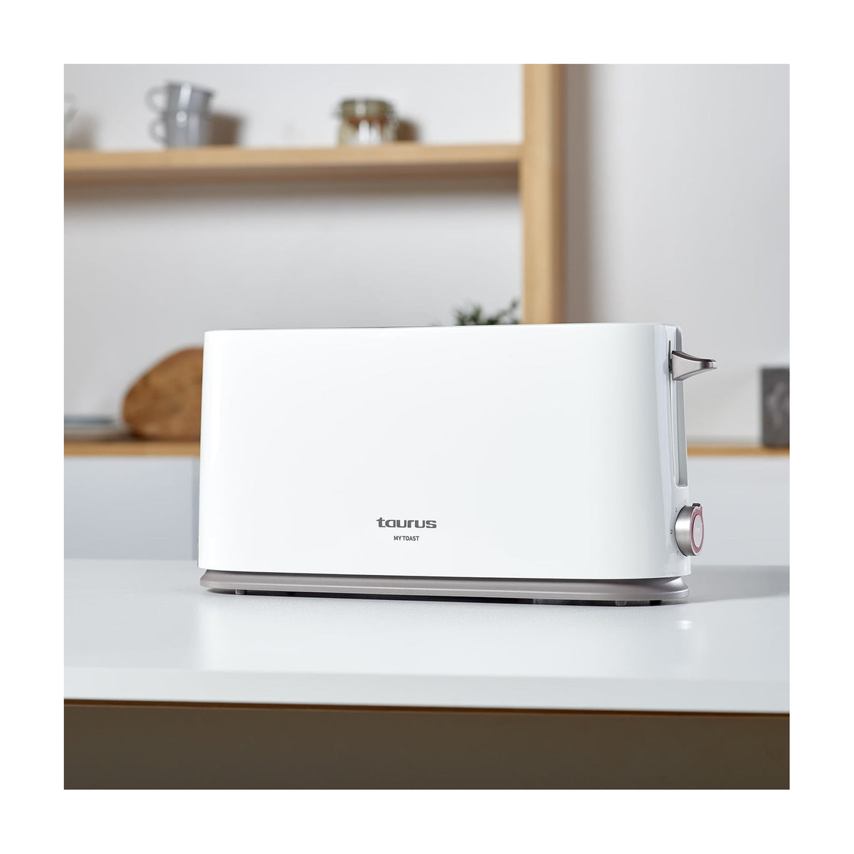 Tostadora Taurus Mytoast de 1000 W con ranura larga y 7 niveles