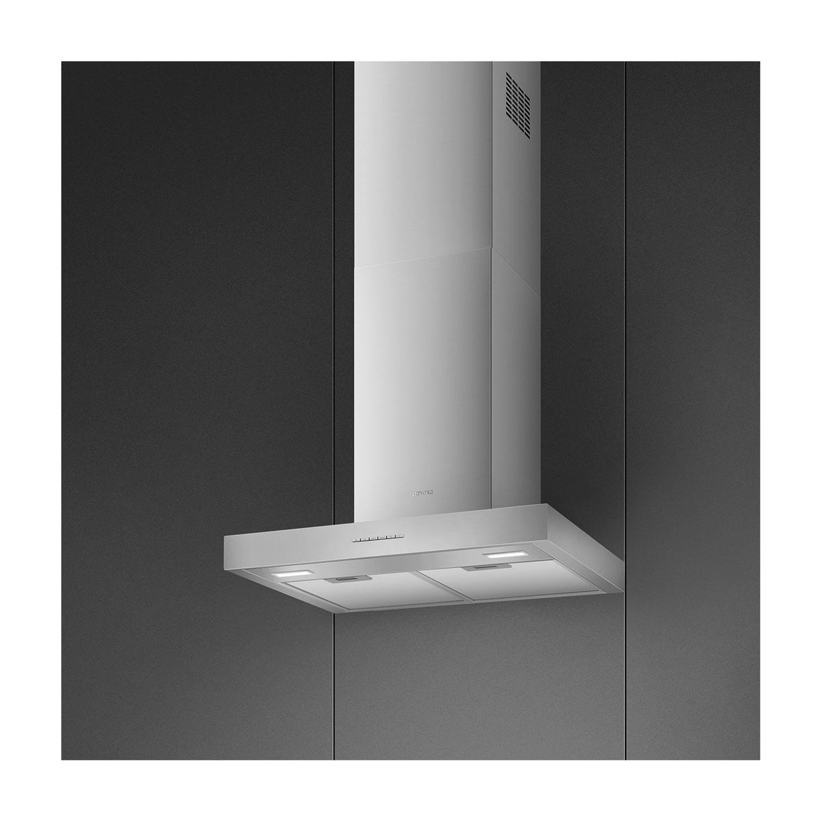 Campana decorativa Smeg KBT600XE de 60 cm en inox, clase A