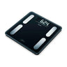 Báscula de baño Beurer BF 400 Signature Line Black, bioimpedancia y capacidad de 200 kg