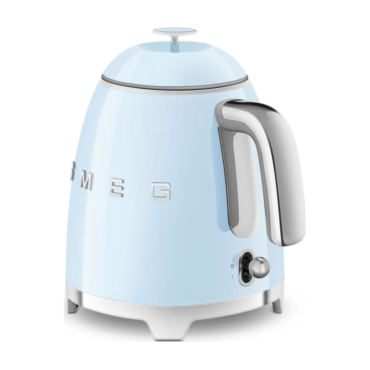 Mini hervidor Smeg KLF05PBEU de 0,8 l y 1400 W, azul pastel