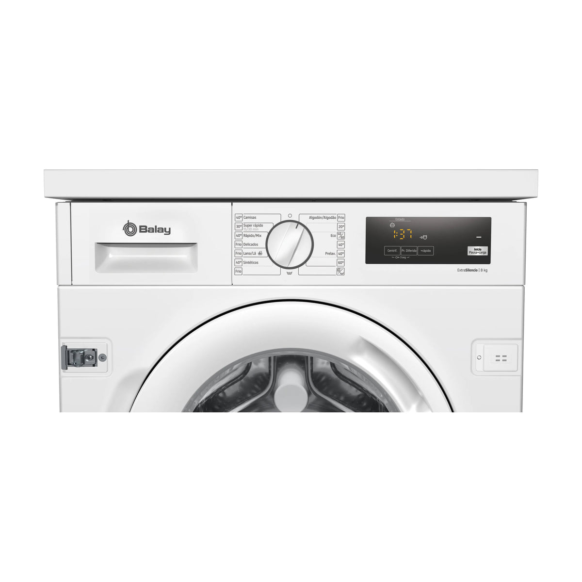 Lavadora integrable Balay 3TI987B, 8 kg y 1400 rpm