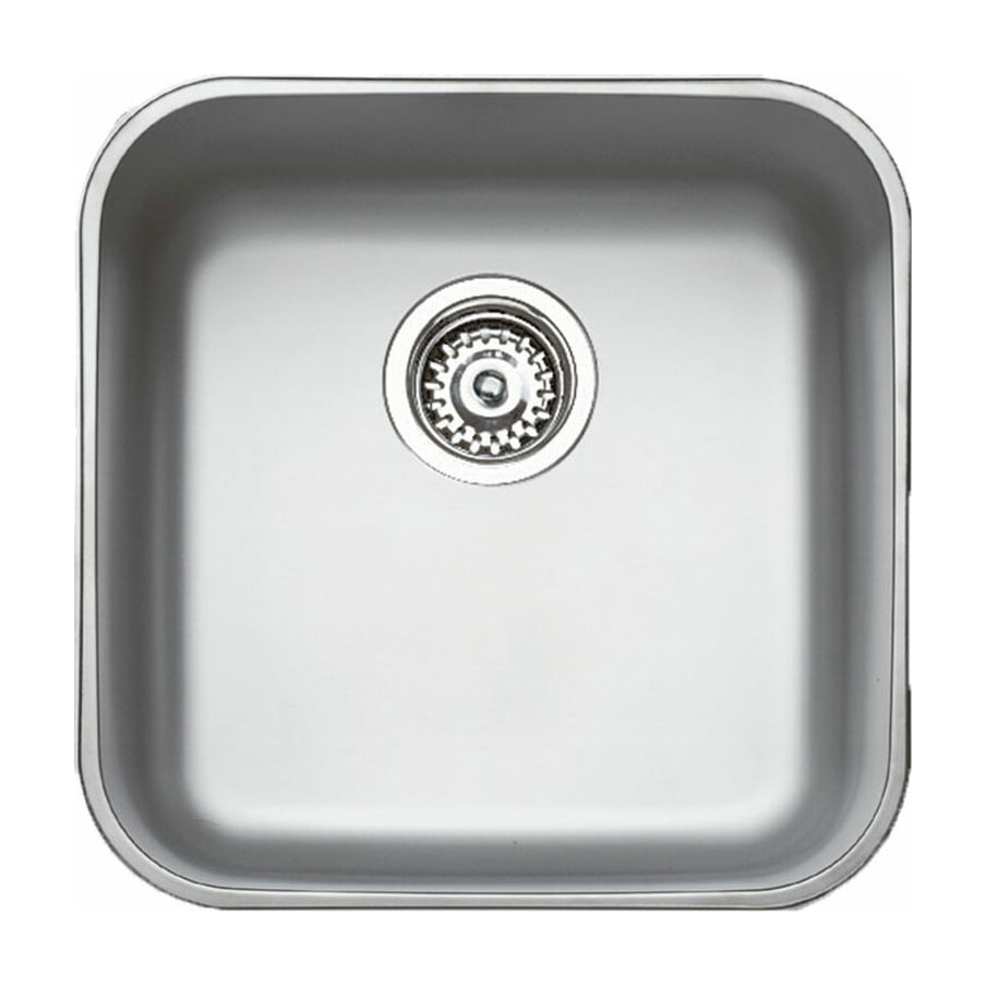 Fregadero Teka Basico BE 400 1C de acero inoxidable, bajo encimera