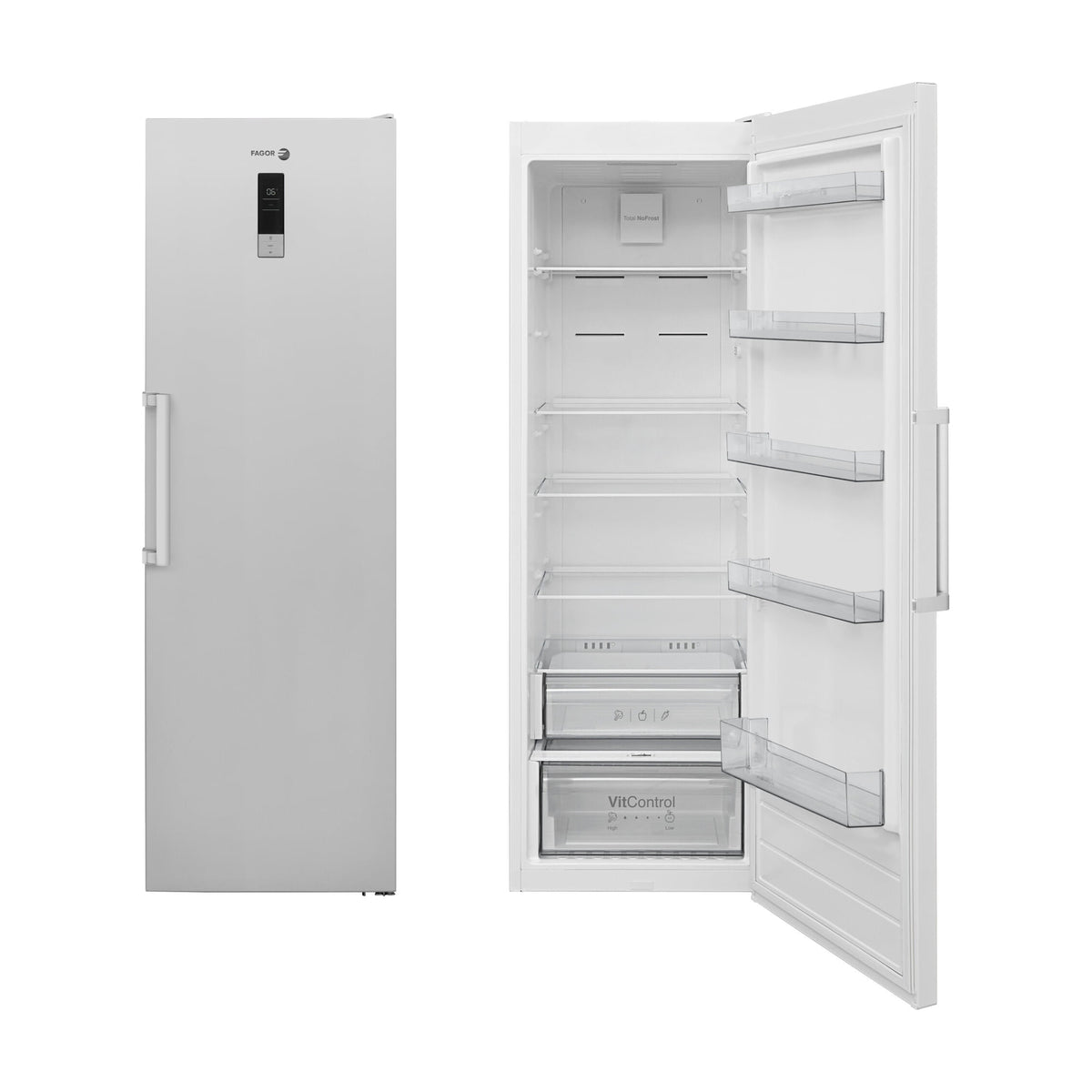 Frigorífico de una puerta Fagor 3FFK-1875, No Frost, 389 l