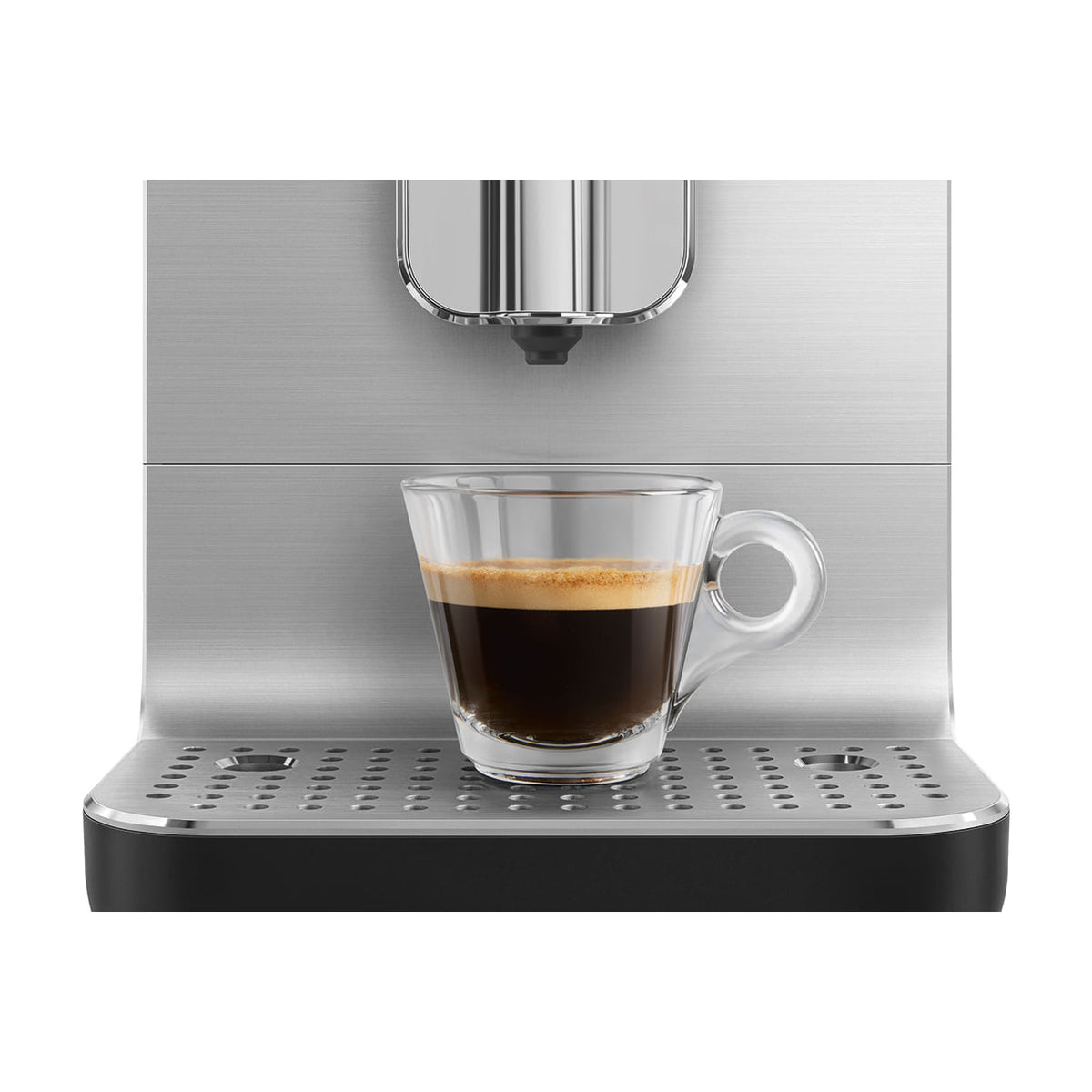Cafetera superautomática Smeg BCC13BLMEU negra, 19 bar y 10 bebidas