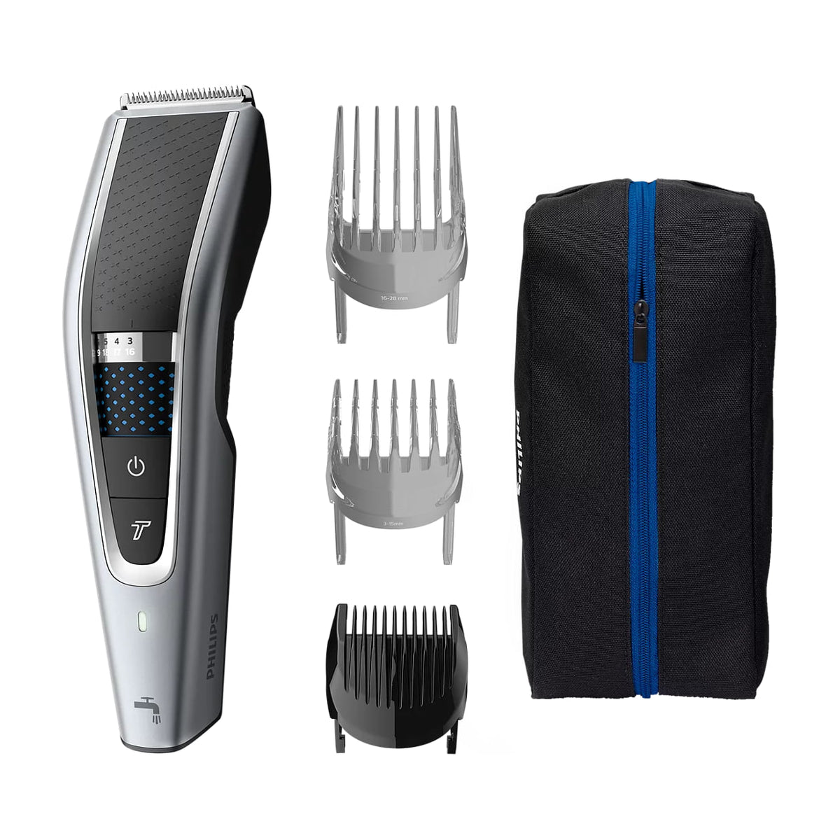 Cortapelos Philips HC5630/15 lavable, 28 posiciones y 90 min de autonomía