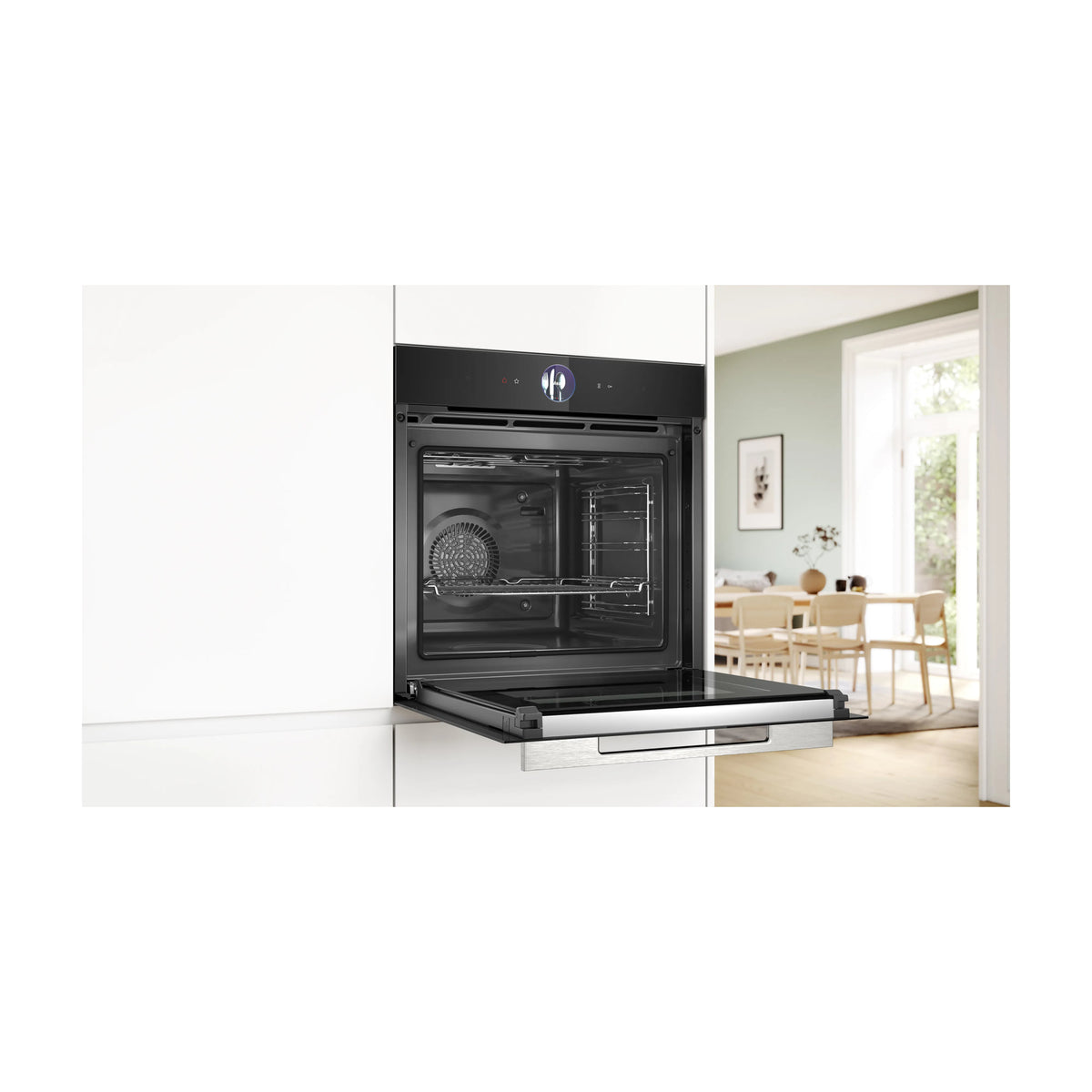 Horno Bosch HRG7761B1 de 71 l con vapor añadido y limpieza pirolítica