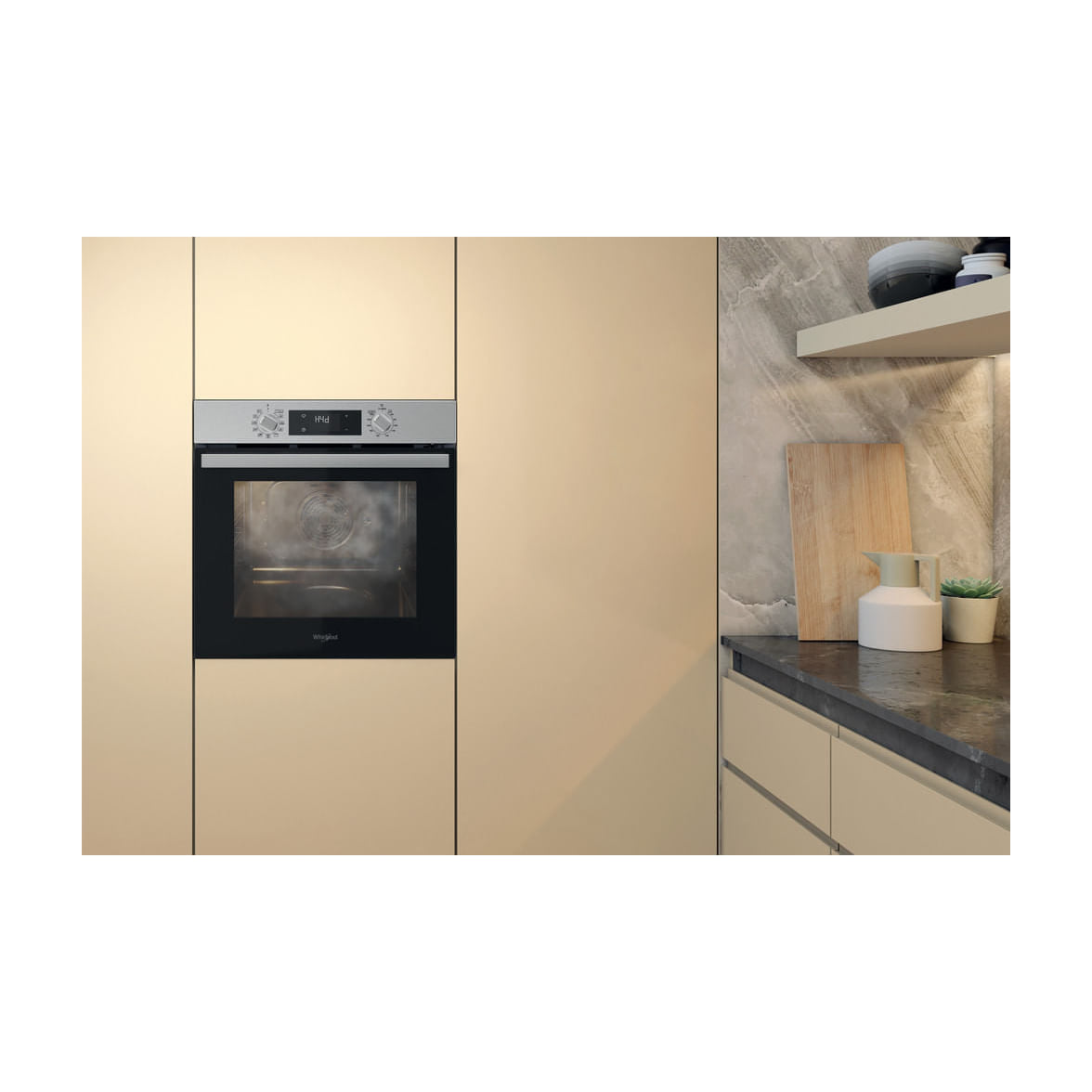 Horno multifunción Whirlpool OMR58RR1X, 71 l, pirolítico e inox