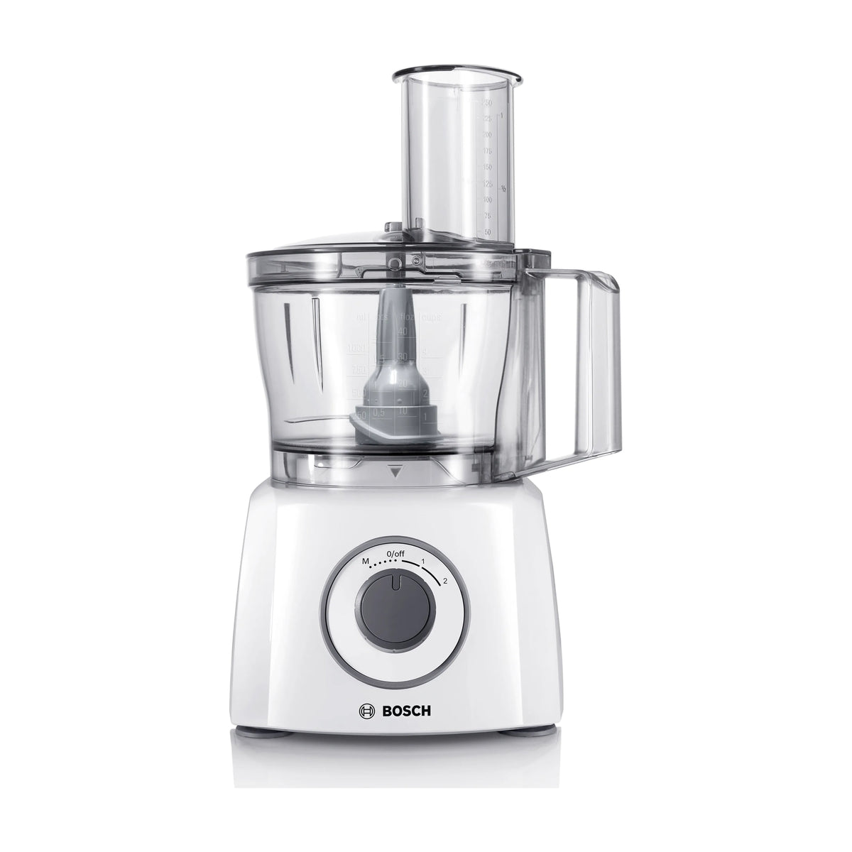 Procesador de alimentos Bosch MCM3100W, 800 W y bol de 2,3 l