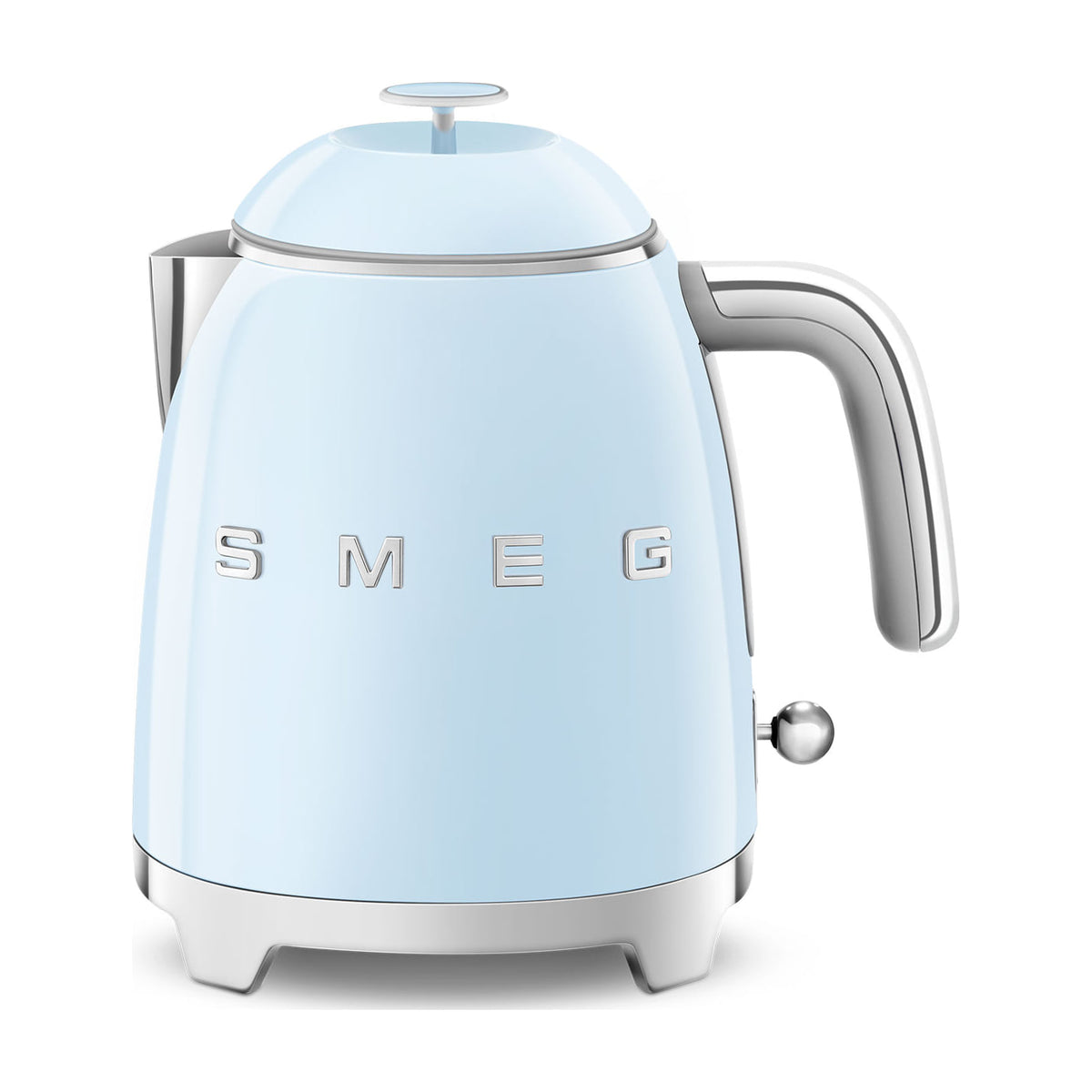 Mini hervidor Smeg KLF05PBEU de 0,8 l y 1400 W, azul pastel