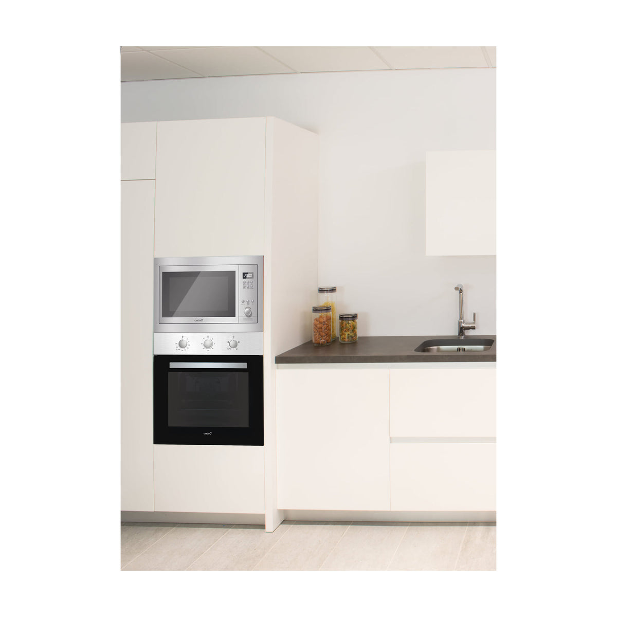 Horno convencional CATA SES 7104 X /C, 4 funciones, inox